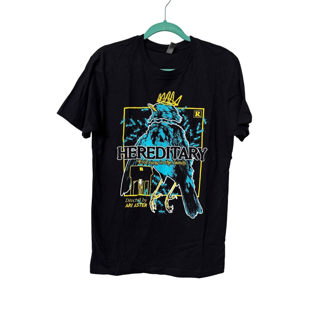 Graveyard Goods Hereditary Ari Aster Horror Movie Graphic T-Shirt Black Small
